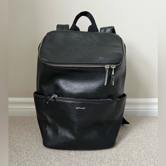 Matt & Nat, Brave vegan backpack, Purity, Black - Picture 1 of 5